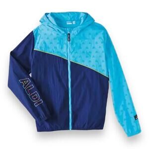 New 2024 Aldi Gear Capsule Collection Windbreaker Blue Size L UNISEX